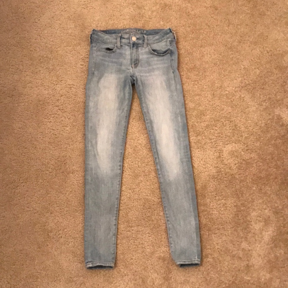 Light wash jeans